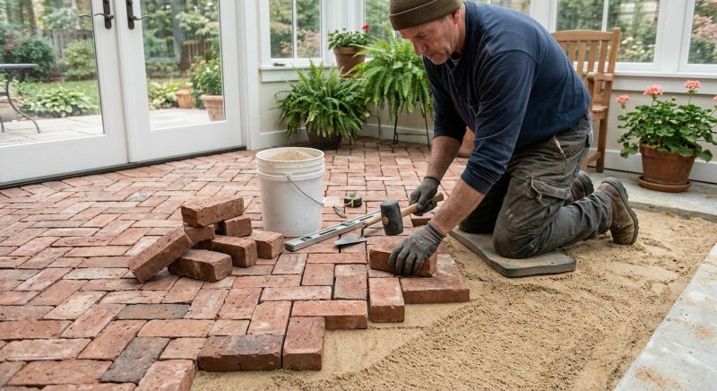 Brick Patio Installation in Boston, MA
