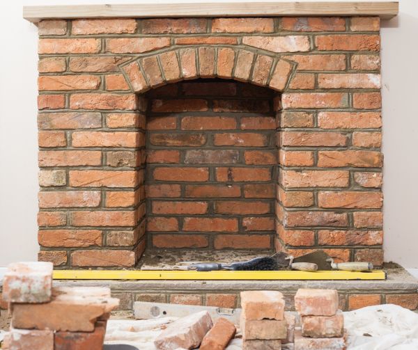 Fireplace Brick Renovation